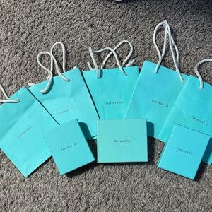 Tiffany & Co. Turquoise Gift Bags and Boxes